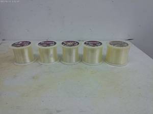 lot 223 image: Set of 5 Gamma High Performance Copolymer Fishing Lines - Competition Grade