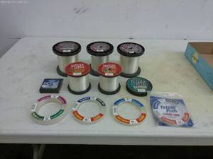 lot 226 image: Set of 11 Triple Fish Fishing Lines - Fluorocarbon and Chum Line