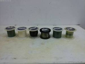 lot 234 image: Set of 6 Stren Fishing Line Spools - Various Tests