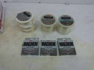 lot 239 image: Set of 6 Magnum Fishing Line Spools - 1440 lb and 720 lb