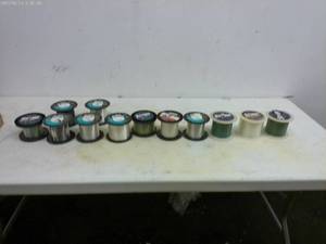 lot 242 image: Collection of 12 Spools of Stren Fishing Line - Various Types and Sizes
