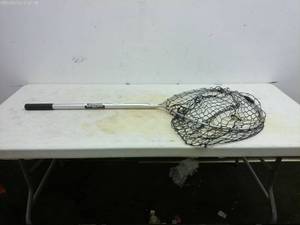 lot 247 image: Beckman Fishing Landing Net with Aluminum Handle - Used