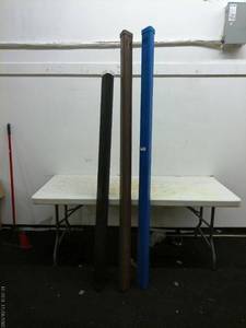 lot 261 image: Rhino Tube Set - 3 Various Sizes of Protective Sleeves for Fishing Rods