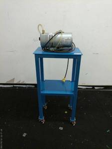 lot 402 image: Marathon Electric AC Motor on Blue Sturdy Stand