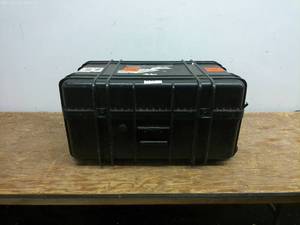 lot 676 image: Pelican Style Hard Case with Foam Inserts