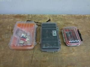 lot 720 image: Set of 3 Durable Waterproof Storage Cases for Electronics and Accessories