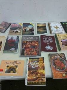 lot 314 image: Collection of 12 Wild Game and Fish Recipe Cookbooks