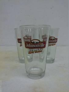 lot 323 image: Set of 5 Johnsonville Brats Drinking Glasses
