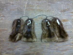 lot 623 image: Genuine Mink Fur Golf Club Covers