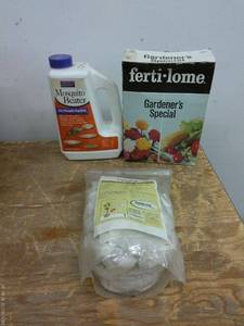 lot 632 image: Gardeners Special Fertilizer, Plant Food, and Mosquito Repellent