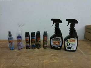 lot 506 image: Collection of Hunting and Odor Eliminating Sprays and Accessories