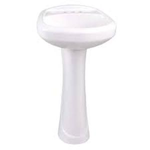 lot 29 image: Glacier Bay Pedestal and Sink Customer Returns See Pictures