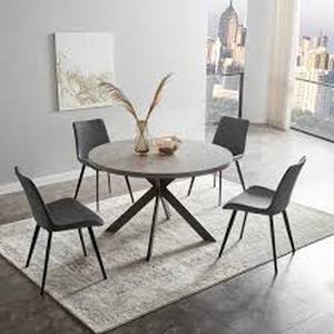 lot 47 image: Set of GOJANE Grey Chairs Customer Returns See Pictures