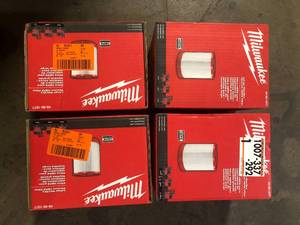 lot 50 image: Lot of Milwaukee Large WetDry Shop Vacuum HEPA Filter (1-Pack) Customer Returns See Pictures