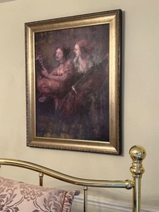 lot 101 image: Large Wall Art By Jill O Flannery Silent Serenade Print Painting