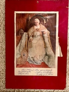 lot 169 image: Day of Canonization May 29, 1954 St. Cloud Bishop Peter W. Bartholome May St. Pius X Bless Your Family...