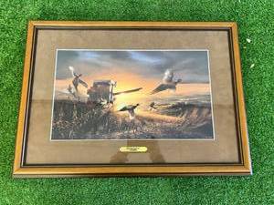 lot 22 image: Terry Redlin Evening Surprise