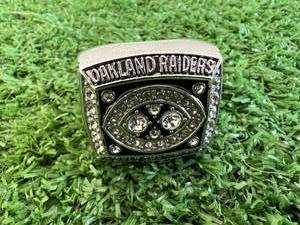 lot 43 image: Oakland Raiders Replica Super Bowl Ring - Plunkett