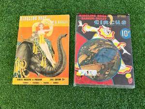 lot 48 image: Vintage Circus Programs