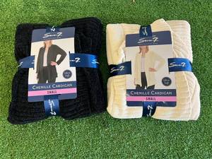 lot 127 image: New Chenille Cardigans Size S