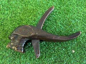 lot 144 image: Wooden Dog Nut Cracker