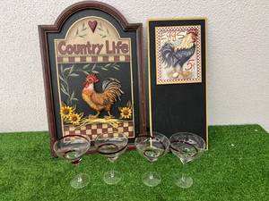 lot 205 image: Country Life Artwork & Glasses