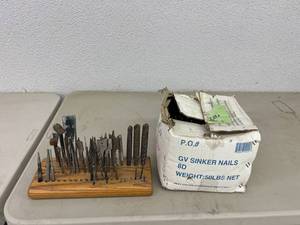 lot 233 image: Drill Bits & Nails