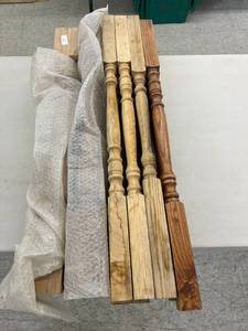 lot 236 image: Wood Spindles 36 Long