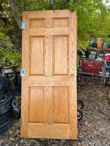 lot 255 image: Solid Wood Door 36 x 80