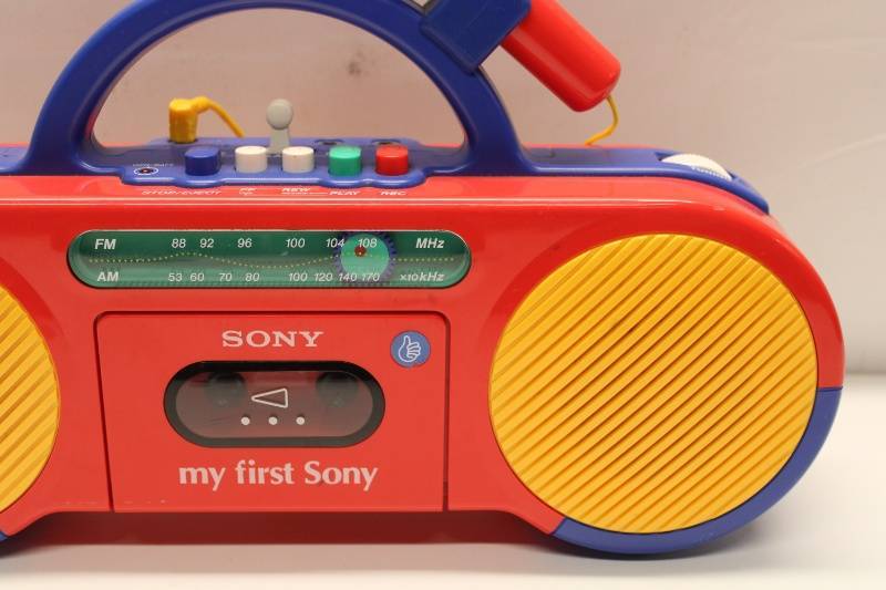 My First Sony Children's Cassette Player Boombox with Microphone