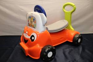 lot 55 image: Kids Ride-On Toy with Steering Wheel and Educational Features
