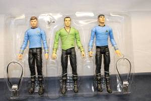 lot 93 image: Set of 3 Star Trek Original Series Action Figures - Kirk, Spock, McCoy