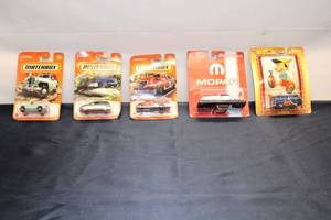 lot 97 image: Collection of 6 Unopened Diecast Toy Cars - Matchbox & Hot Wheels