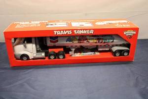 lot 117 image: Travis Tanker Truck - Chevron Cars Toy, Factory-Sealed