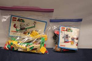 lot 190 image: Assortment of LEGO Super Mario Building Sets with Instruction Manuals