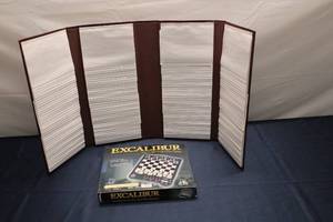 lot 199 image: Excalibur Deluxe Electronic Chess Game with Memory Keeper - Complete Set