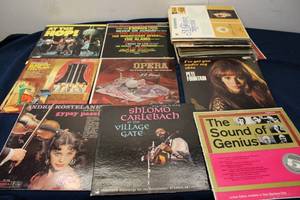 lot 209 image: Collection of 10 Vintage Vinyl Records - Classic & Contemporary Music