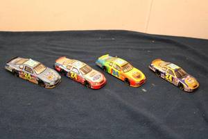 lot 250 image: Collection of 4 Diecast NASCAR Race Cars - Jeff Gordon #24