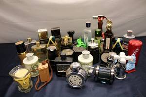 lot 292 image: Assortment of Vintage Perfumes and Collectible Bottles
