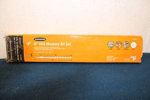 lot 399 image: Warrior 5-Piece 16-Inch SDS Masonry Bit Set