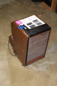 Vintage Dehumidifier Model HMC 93292 - Wood Grain Finish