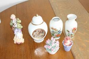 Collection of 7 Vintage Decorative Porcelain Items - Including Anne Geddes Piece