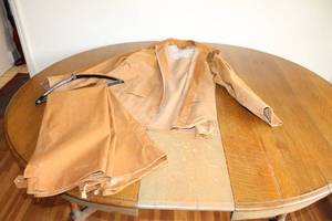 Mens Brown 2-Piece Hunting Jacket and Pants Set - Size Unspecified