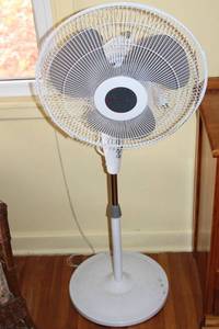 Holmes Adjustable Stand Fan with 3 Speed Settings