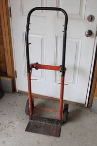 Used Heavy-Duty Hand Truck with Rubber Wheels