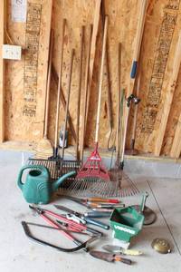 Assortment of Gardening and Lawn Care Tools
