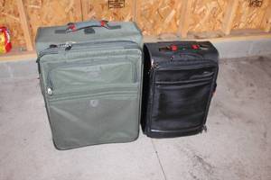 Set of 2 Travel Suitcases - Atlantic & Black