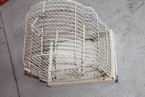 Vintage Metal Bird Cage - Decorative Piece