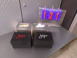 Qty of 2 John Force cars. 164 scale. As shown.