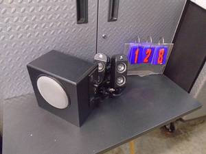 Logic tech computer speaker system. As shown.